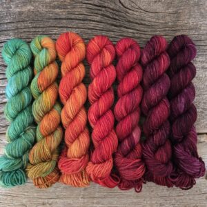 Maple Leaf | Gradient Set | Basic Sock | 750 yds